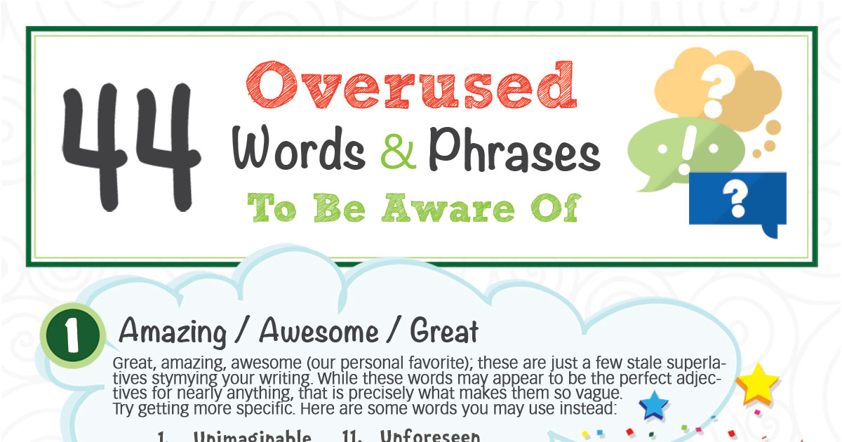 Here Are the 12 Most Overused Words in Your Writing