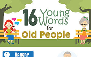 16 Young Words for Old People (Infographic)