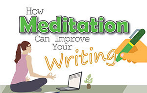 How Meditation Can Improve Your Writing (Infographic)