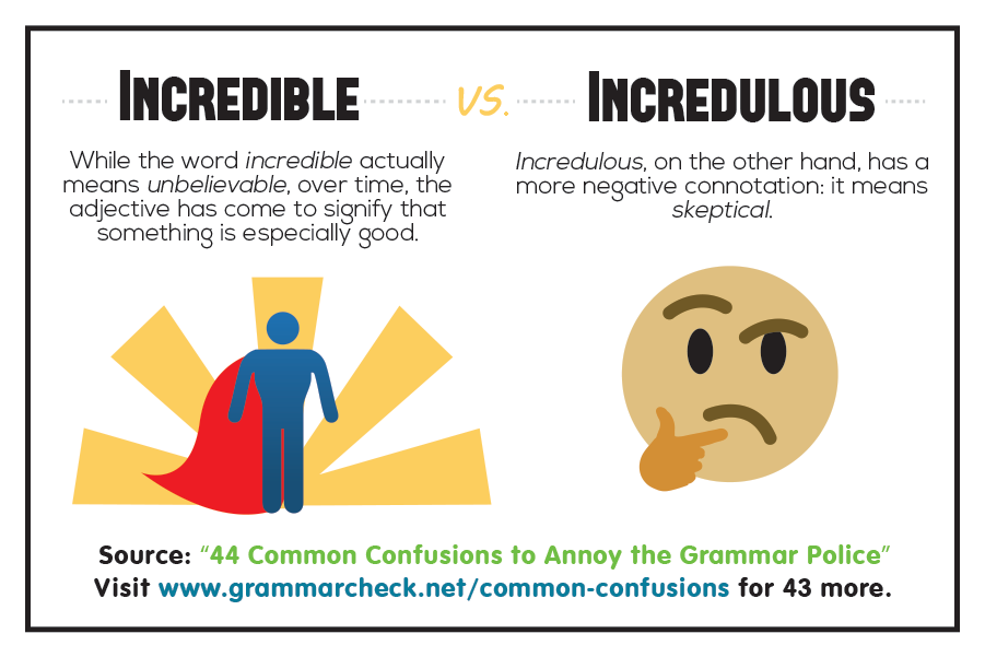 Incredible vs. Incredulous