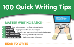 start off descriptive essay 100 Quick Writing Tips (Infographic)